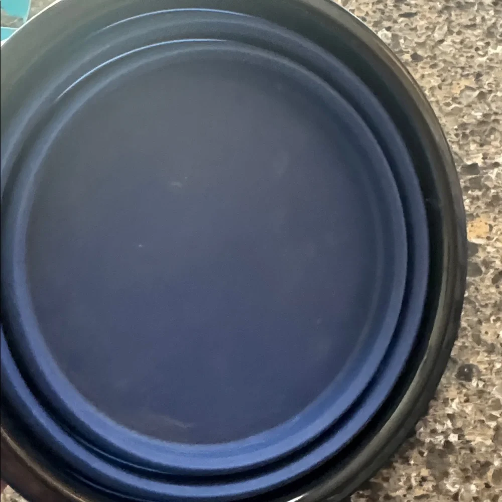 NEW Coleman Blue Travel Pet Bowl and Bottle Set